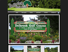 Tablet Screenshot of delbrookgolfclub.com